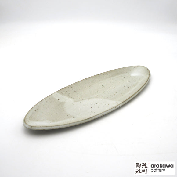 Handmade Dinnerware Slab Plate (Oval) 1007-109 made by Thomas Arakawa and Kathy Lee-Arakawa at Arakawa Pottery