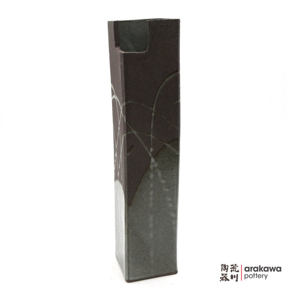 Handmade Ikebana Container Mini Cylinder (L) 1021-010 made by Thomas Arakawa and Kathy Lee-Arakawa at Arakawa Pottery