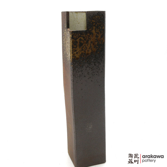 Handmade Ikebana Container Mini Cylinder (L) 1021-012 made by Thomas Arakawa and Kathy Lee-Arakawa at Arakawa Pottery