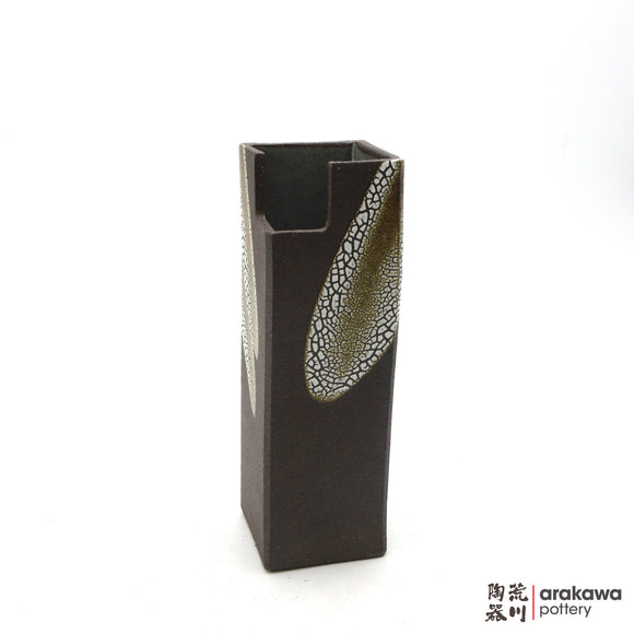 Handmade Ikebana Container Mini Cylinder (S) 1021-021 made by Thomas Arakawa and Kathy Lee-Arakawa at Arakawa Pottery