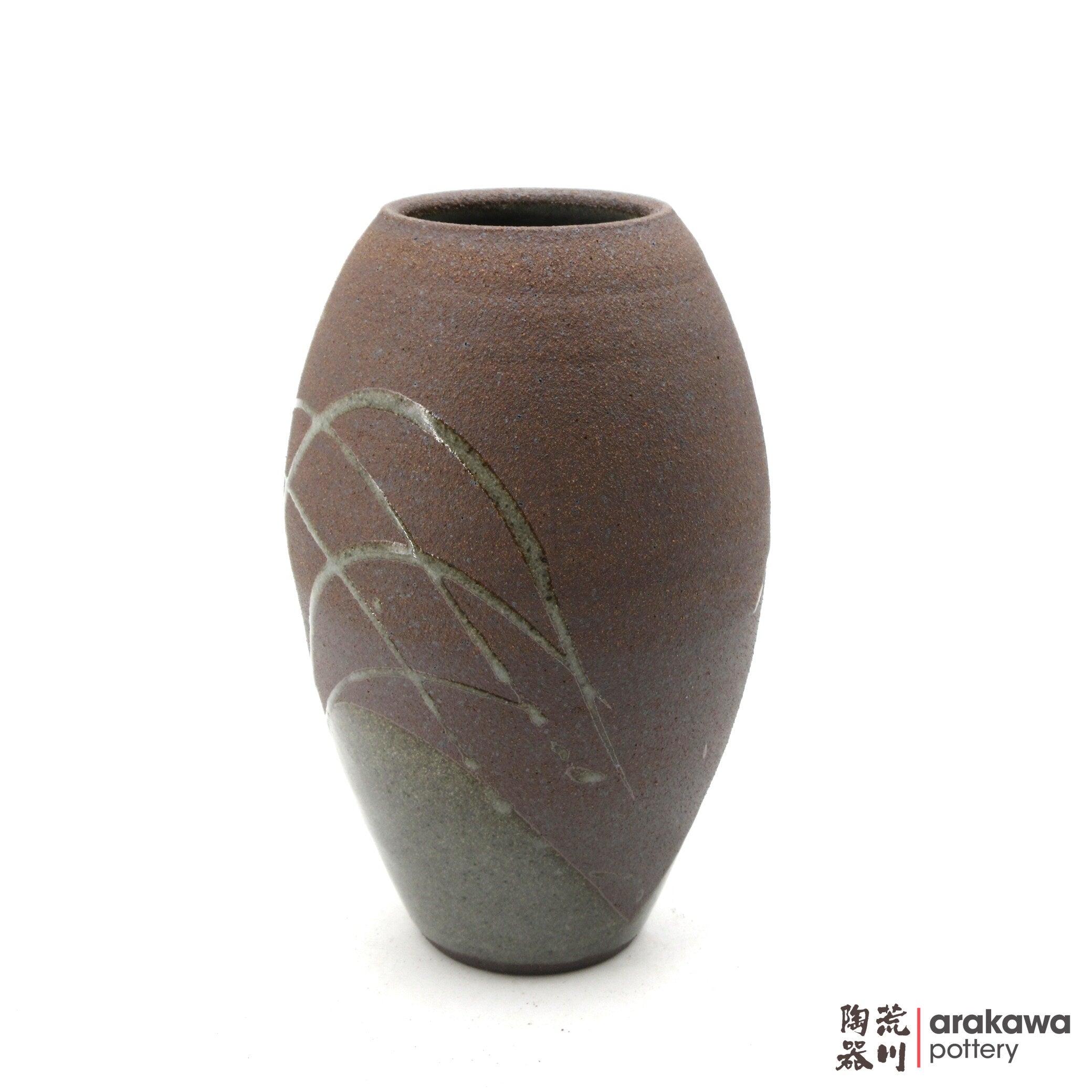 Handmade Ikebana Container Vase 7.5 1021-023 made by Thomas Arakawa and Kathy Lee-Arakawa at Arakawa Pottery