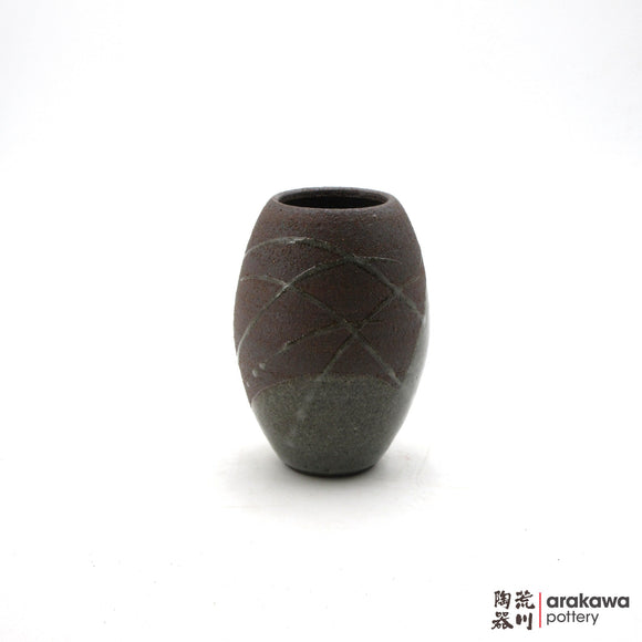 Handmade Ikebana Container Small Vase 6” 1021-045 made by Thomas Arakawa and Kathy Lee-Arakawa at Arakawa Pottery