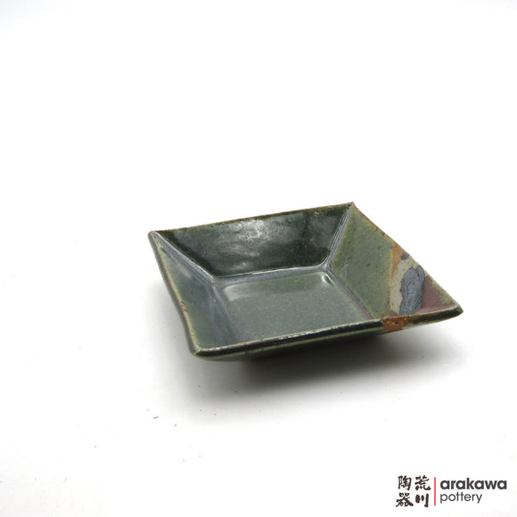 Handmade Dinnerware Square Dish (M) Side Dish 1021-152 made by Thomas Arakawa and Kathy Lee-Arakawa at Arakawa Pottery