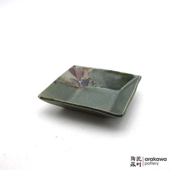 Handmade Dinnerware Square Dish (M) Side Dish 1021-153 made by Thomas Arakawa and Kathy Lee-Arakawa at Arakawa Pottery