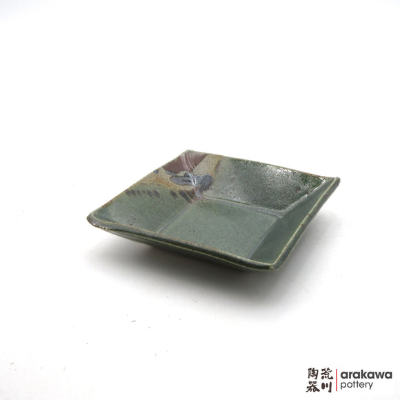 Handmade Dinnerware Square Dish (M) Side Dish 1021-154 made by Thomas Arakawa and Kathy Lee-Arakawa at Arakawa Pottery