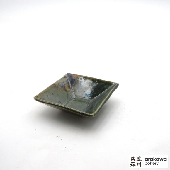 Handmade Dinnerware Square Dish (S) Soy Sauce  1021-184 made by Thomas Arakawa and Kathy Lee-Arakawa at Arakawa Pottery
