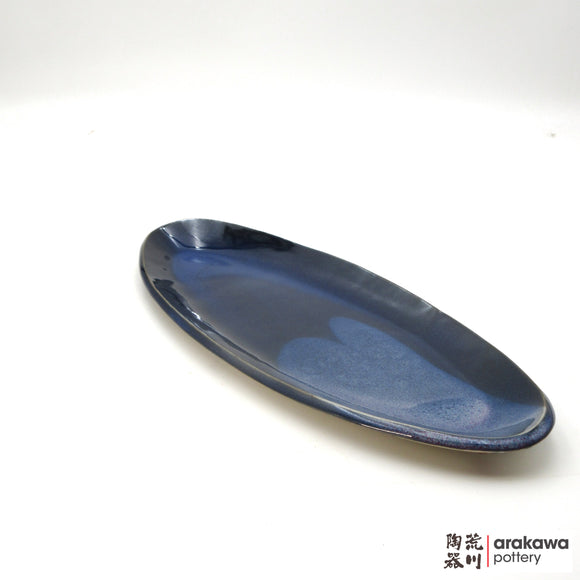 Handmade Dinnerware Slab Plate (Oval) 1028-140 made by Thomas Arakawa and Kathy Lee-Arakawa at Arakawa Pottery