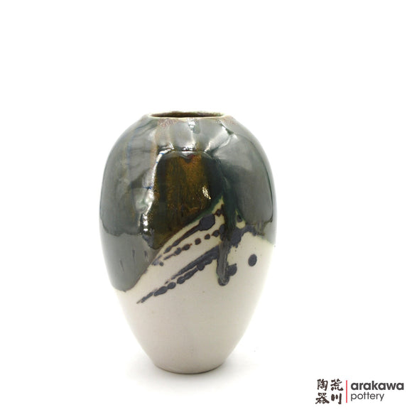 Handmade Ikebana Container Vase 7.5 1117-017 made by Thomas Arakawa and Kathy Lee-Arakawa at Arakawa Pottery