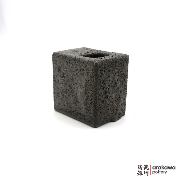 Handmade Ikebana Container 4” Square Vase (Limited Production) 1117-043 made by Thomas Arakawa and Kathy Lee-Arakawa at Arakawa Pottery