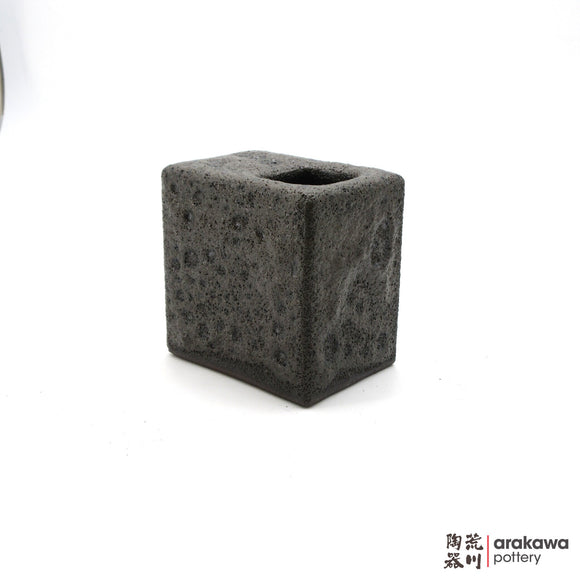 Handmade Ikebana Container 4” Square Vase (Limited Production) 1117-044 made by Thomas Arakawa and Kathy Lee-Arakawa at Arakawa Pottery