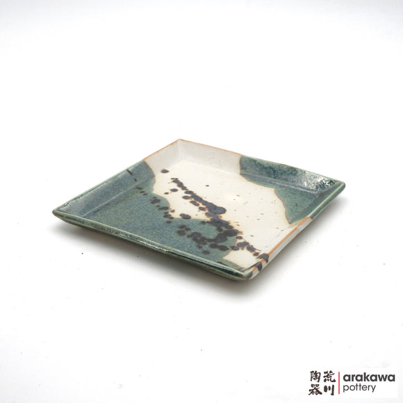 Handmade Dinnerware Square Dish (L) Desert Dish 1117-153 made by Thomas Arakawa and Kathy Lee-Arakawa at Arakawa Pottery