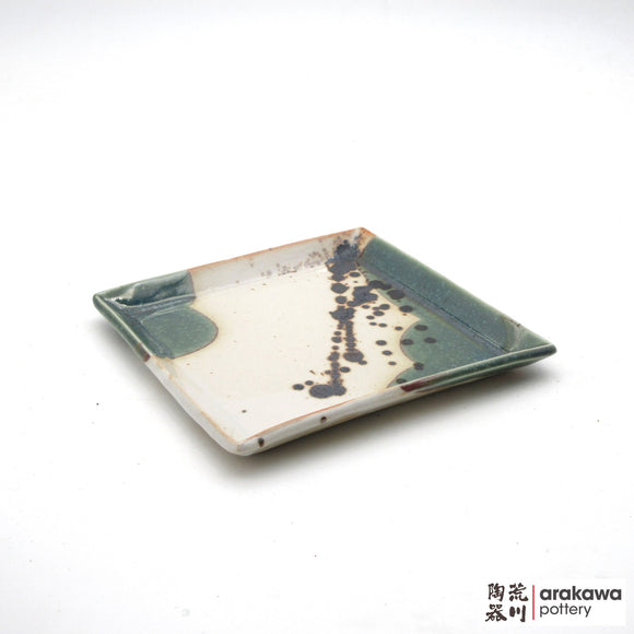Handmade Dinnerware Square Dish (L) Desert Dish 1117-154 made by Thomas Arakawa and Kathy Lee-Arakawa at Arakawa Pottery