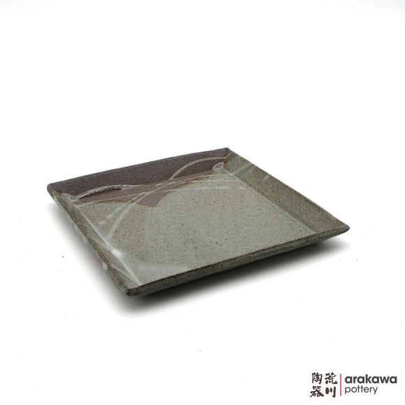 Handmade Dinnerware Square Dish (L) Desert Dish 1117-155 made by Thomas Arakawa and Kathy Lee-Arakawa at Arakawa Pottery