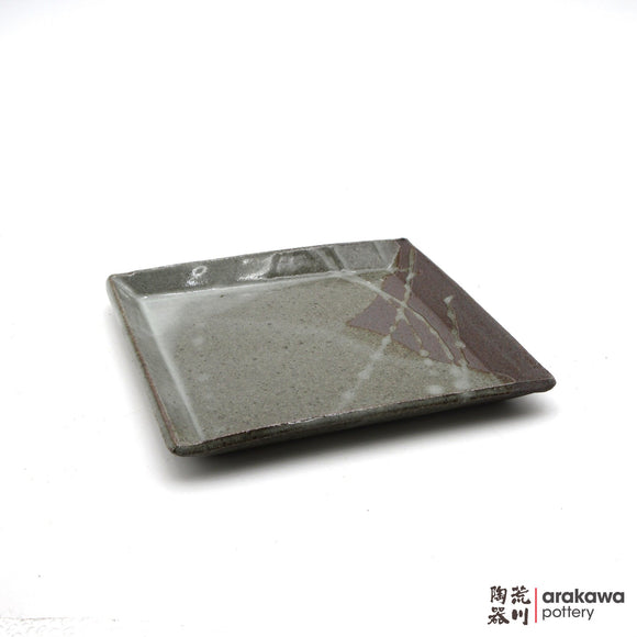 Handmade Dinnerware Square Dish (L) Desert Dish 1117-156 made by Thomas Arakawa and Kathy Lee-Arakawa at Arakawa Pottery