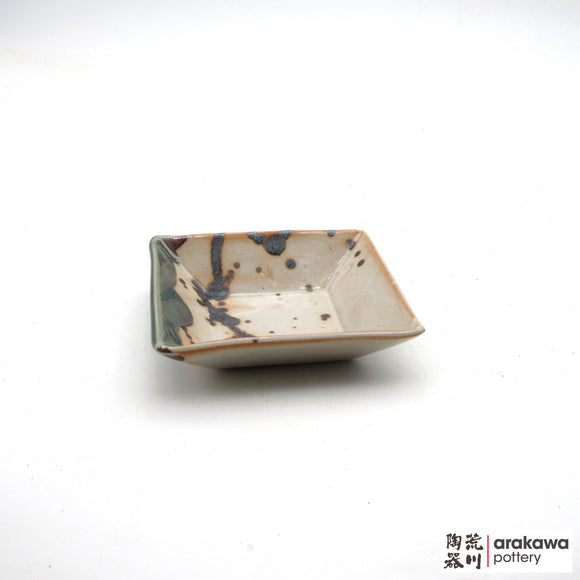 Handmade Dinnerware Square Dish (M) Side Dish 1117-160 made by Thomas Arakawa and Kathy Lee-Arakawa at Arakawa Pottery