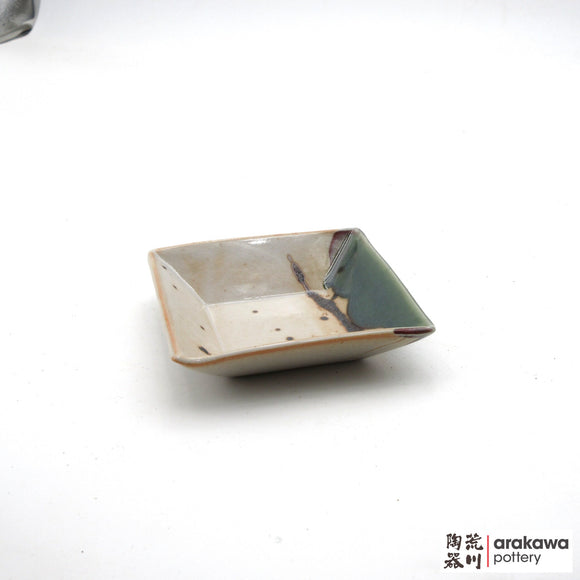Handmade Dinnerware Square Dish (M) Side Dish 1117-161 made by Thomas Arakawa and Kathy Lee-Arakawa at Arakawa Pottery