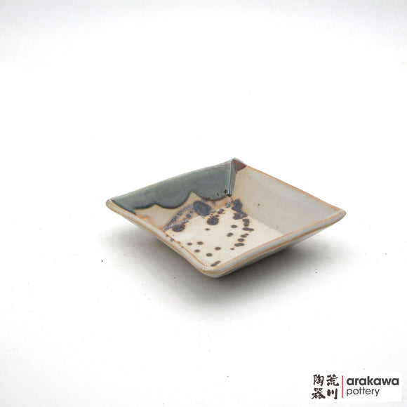Handmade Dinnerware Square Dish (M) Side Dish 1117-162 made by Thomas Arakawa and Kathy Lee-Arakawa at Arakawa Pottery