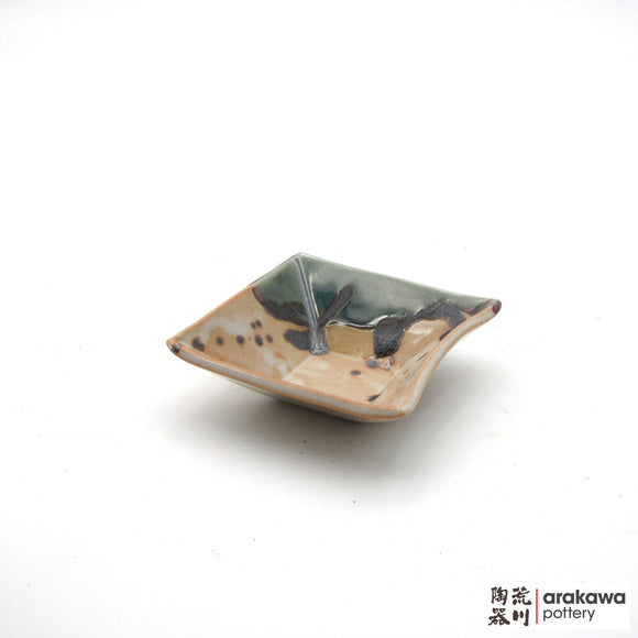 Handmade Dinnerware Square Dish (S) Soy Sauce  1117-176 made by Thomas Arakawa and Kathy Lee-Arakawa at Arakawa Pottery