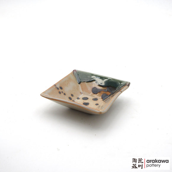 Handmade Dinnerware Square Dish (S) Soy Sauce  1117-179 made by Thomas Arakawa and Kathy Lee-Arakawa at Arakawa Pottery