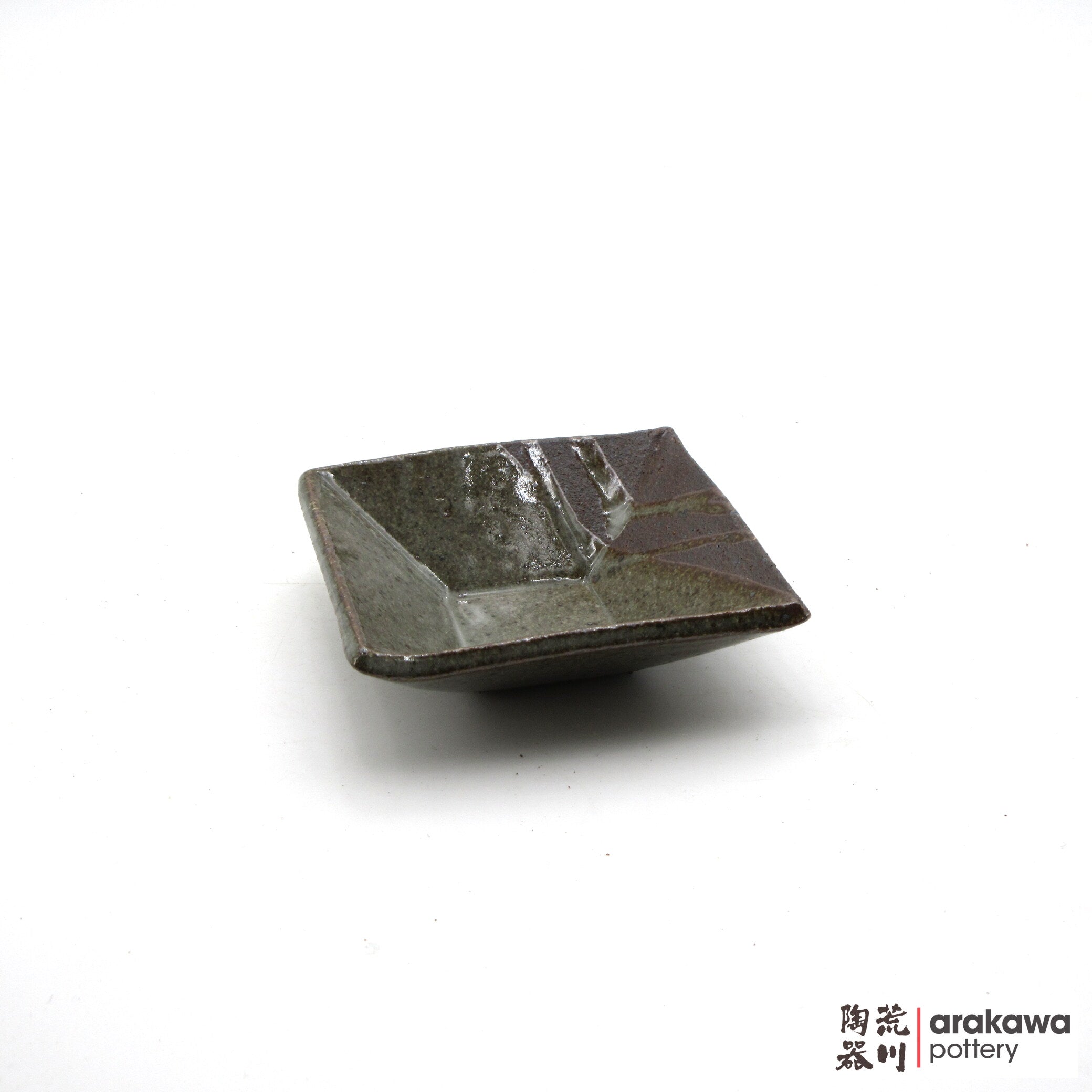 Handmade Dinnerware Square Dish (S) Soy Sauce  1117-180 made by Thomas Arakawa and Kathy Lee-Arakawa at Arakawa Pottery