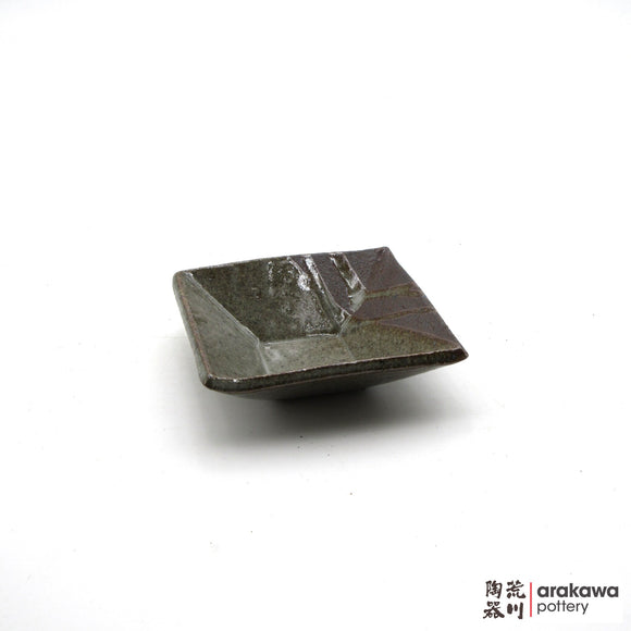 Handmade Dinnerware Square Dish (S) Soy Sauce  1117-180 made by Thomas Arakawa and Kathy Lee-Arakawa at Arakawa Pottery