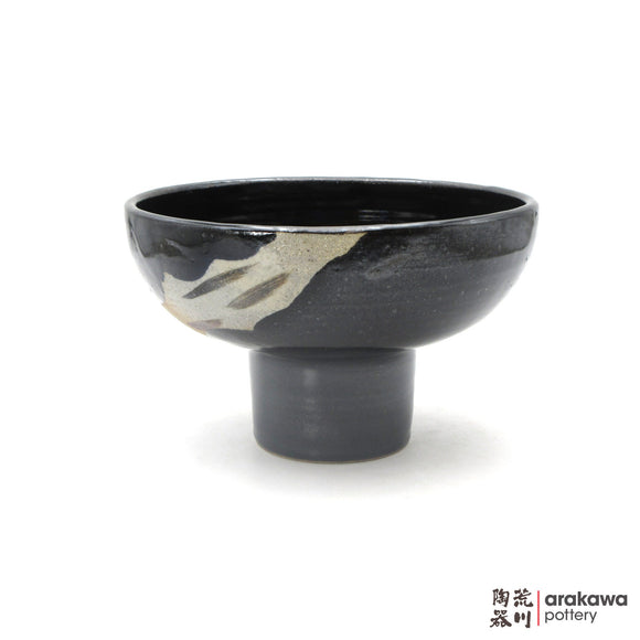 Handmade Ikebana Container Fusako Jr. Bowl Comport 1120-034 made by Thomas Arakawa and Kathy Lee-Arakawa at Arakawa Pottery