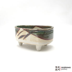 Handmade Ikebana Container Onigiri Comport 1120-041 made by Thomas Arakawa and Kathy Lee-Arakawa at Arakawa Pottery