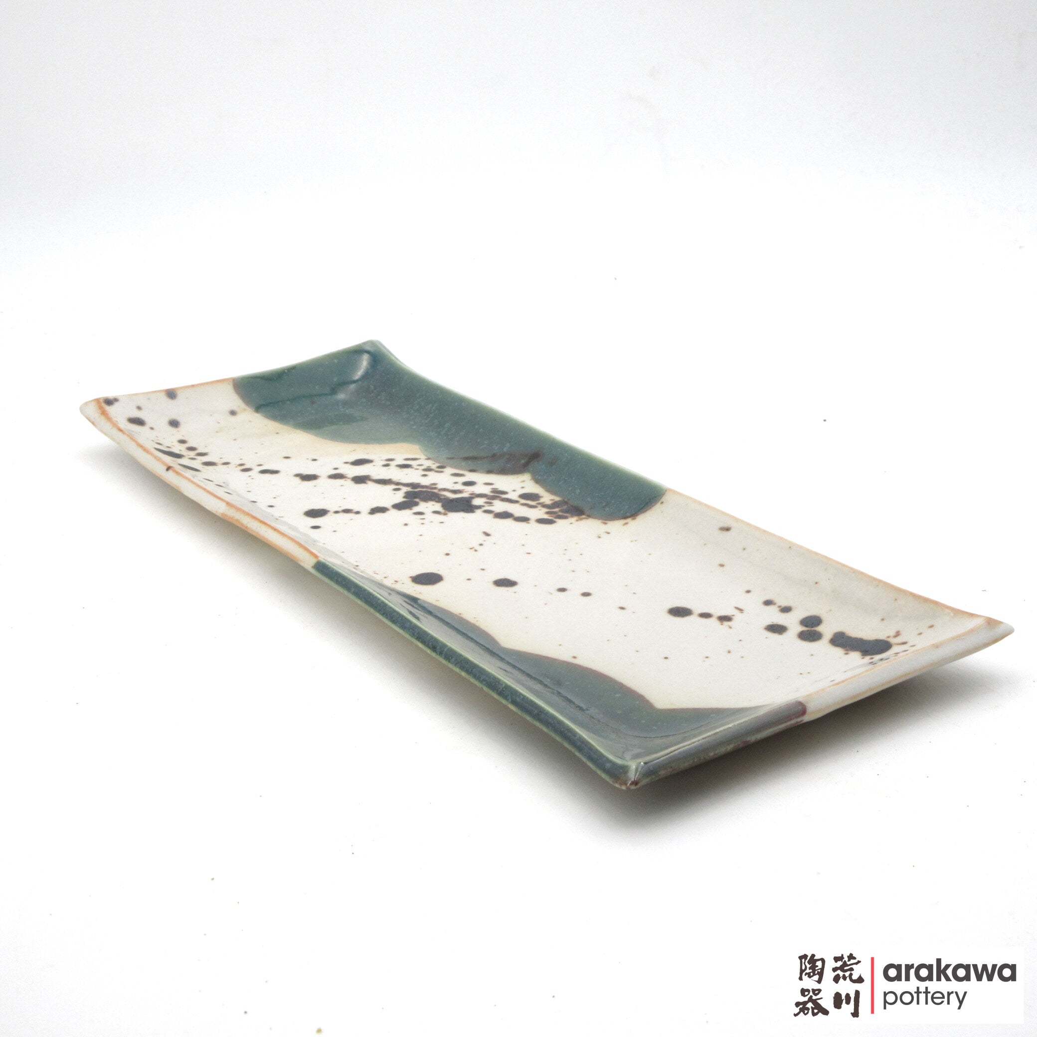 Handmade Dinnerware Slab Plate (Rectangular) 1216-134 made by Thomas Arakawa and Kathy Lee-Arakawa at Arakawa Pottery