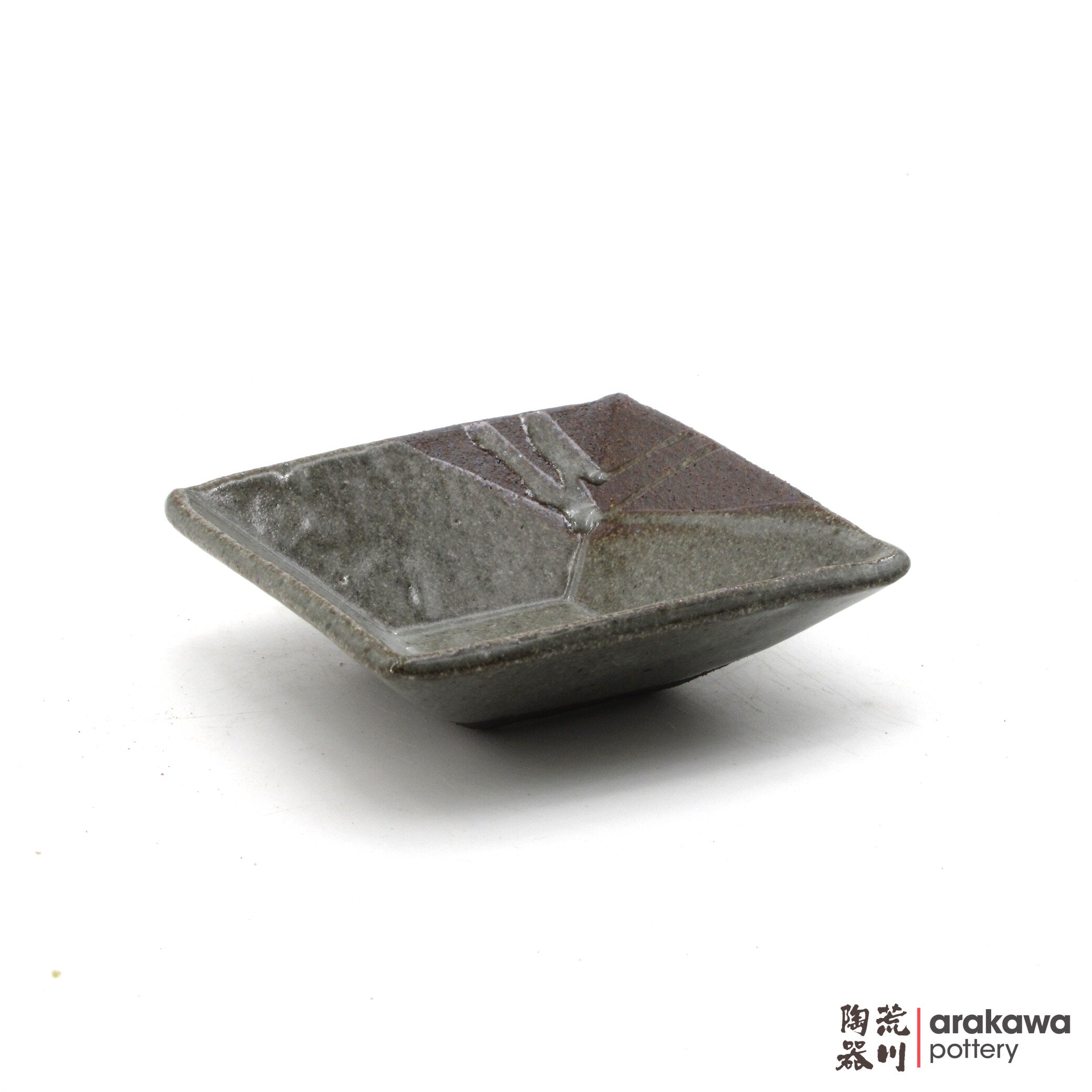 Handmade Dinnerware Square Dish (S) Soy Sauce  1216-150 made by Thomas Arakawa and Kathy Lee-Arakawa at Arakawa Pottery