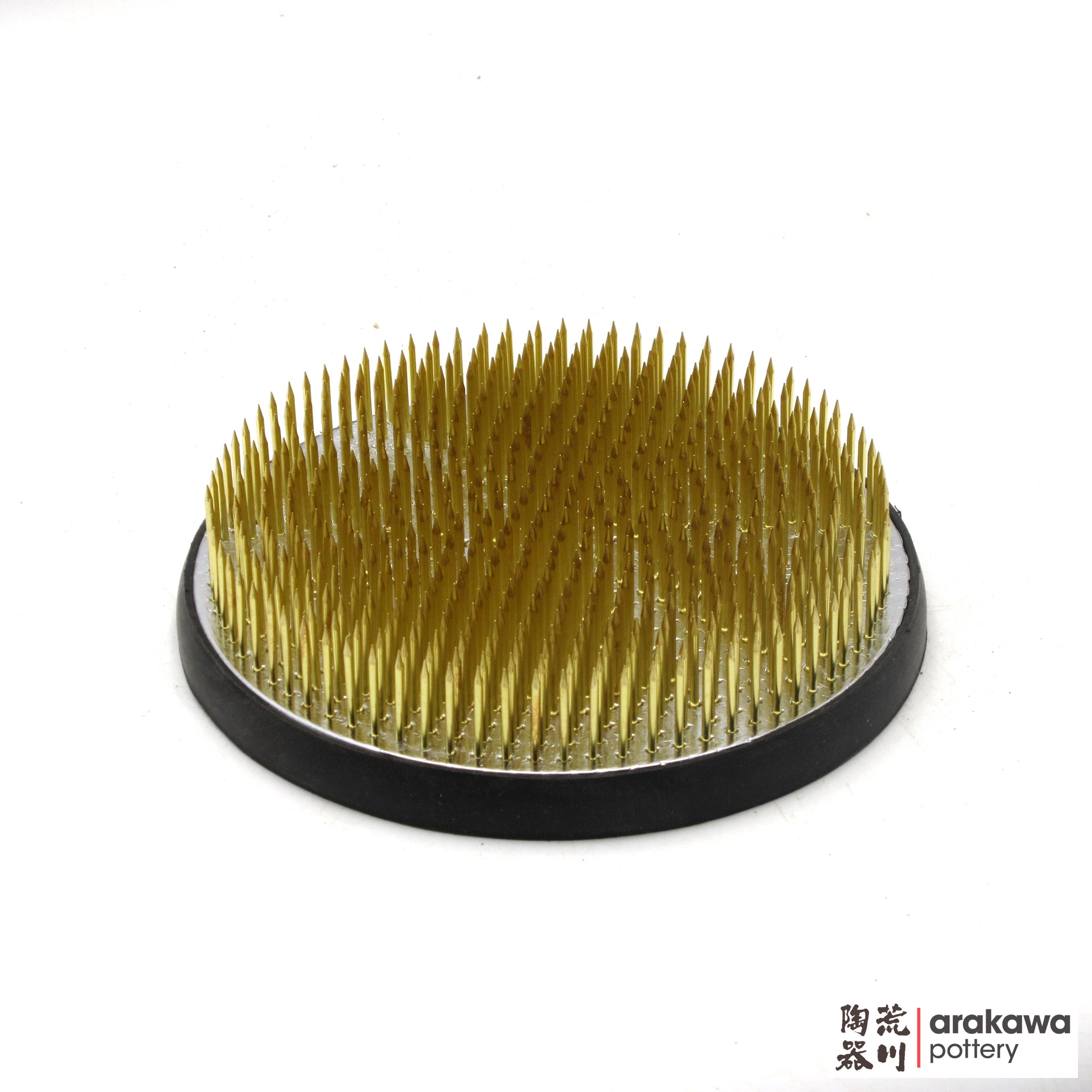 Kenzan Round: 4.75” Brass Kenzan with Rubber Ring 2000-001