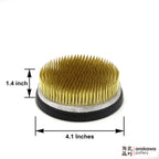Kenzan Heavy: 4” Brass heavy Kenzan with Rubber Ring  2000-007