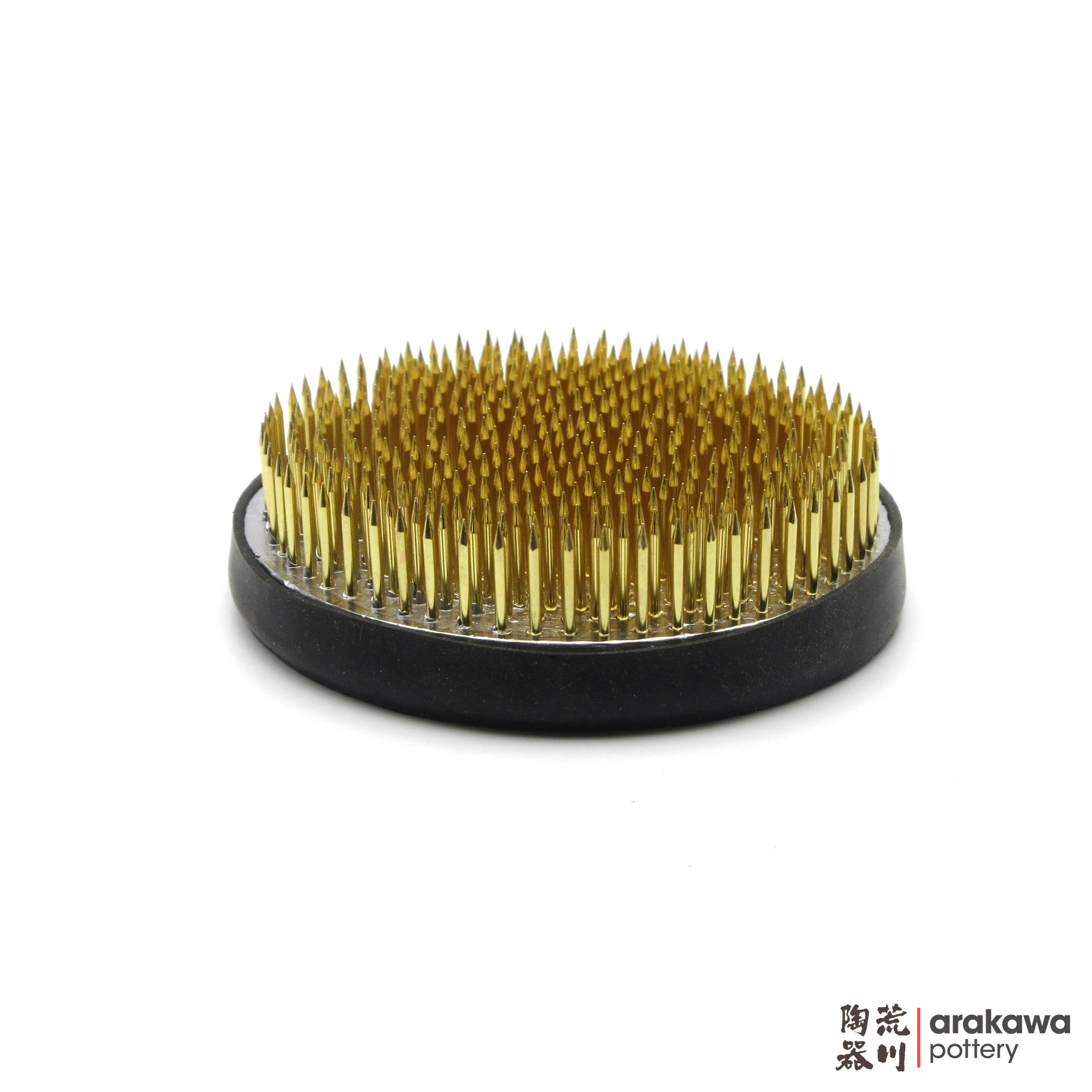 Kenzan Round: 3.25" Brass Kenzan with Rubber Ring 2000-004