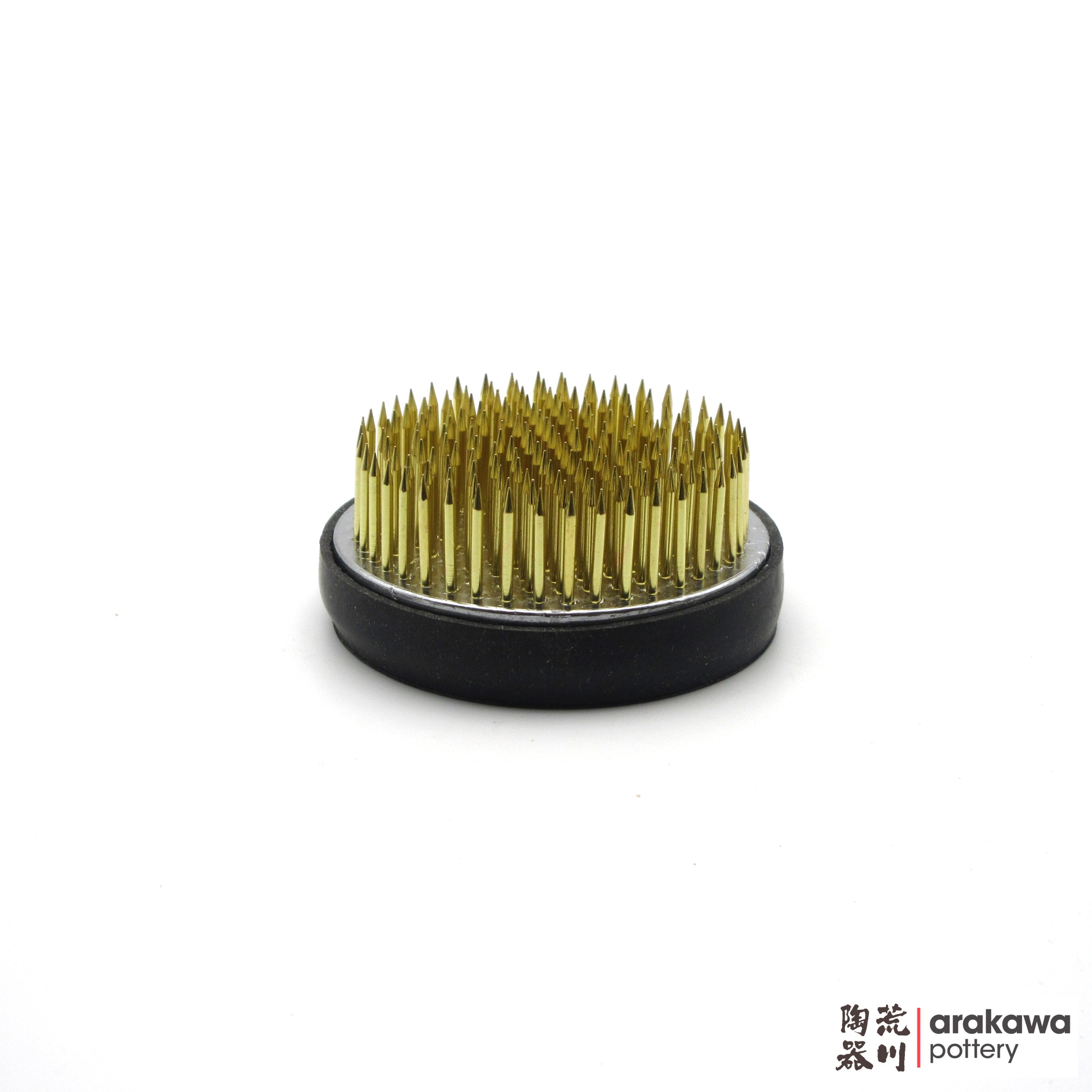 Kenzan Round: 2.13" Brass Kenzan with Rubber Ring 2000-005