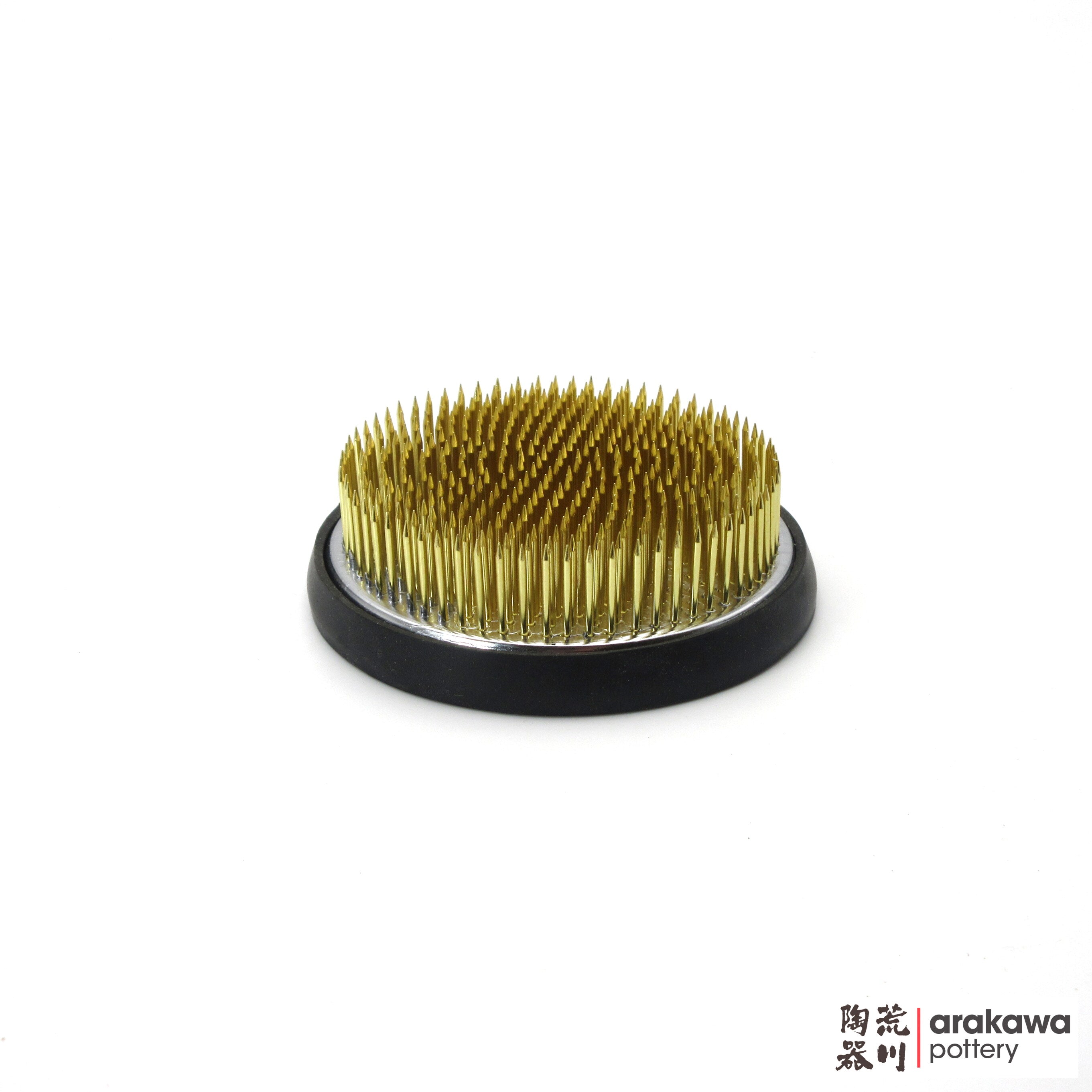 Kenzan Long: 3.5" Brass Long Needle Kenzan with Rubber Ring 2000-012