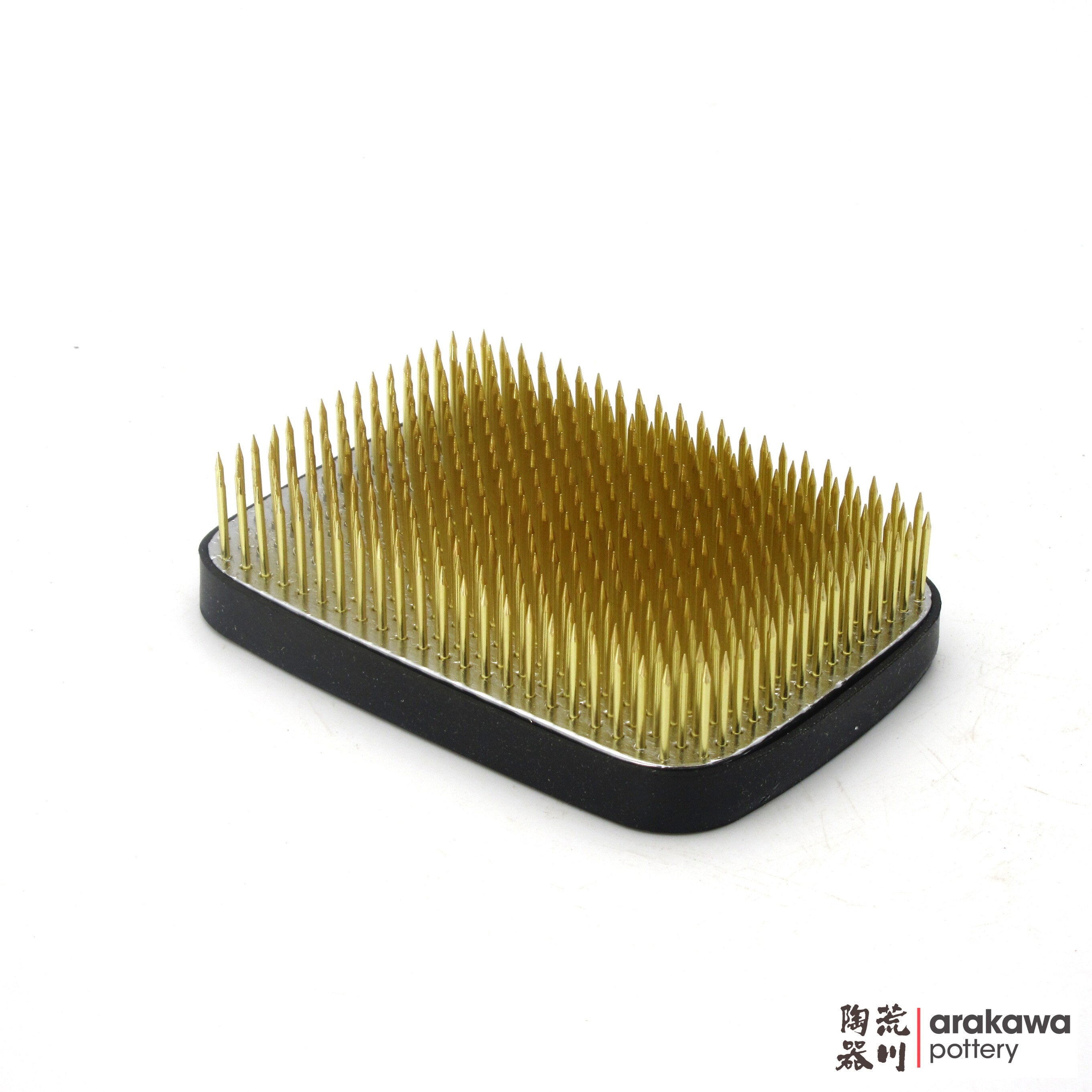 Kenzan Rectangular: 4.25 x 3" Brass Kenzan with Rubber Ring 2000-016