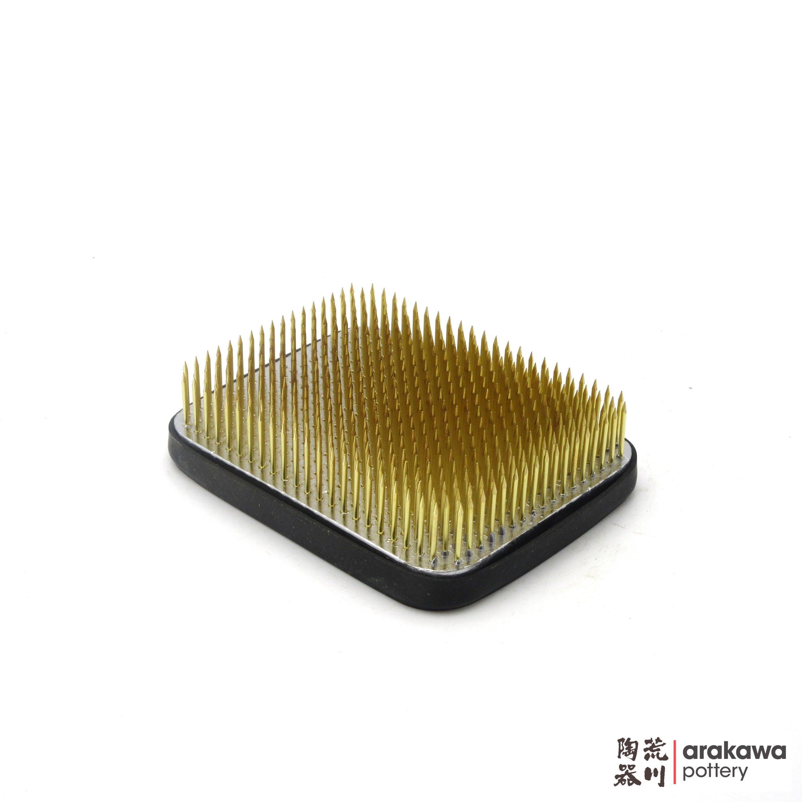 Kenzan Rectangular: 4.13 x 3.25" Brass Kenzan with Rubber Ring 2000-017