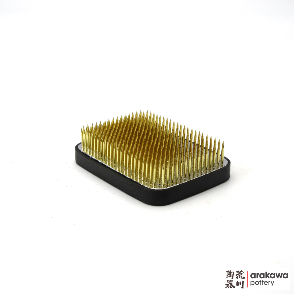 Kenzan Rectangular: 3.5 x 2.63" Brass Kenzan with Rubber Ring 2000-018