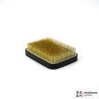 Kenzan Rectangular: 3.5 x 2.63" Brass Kenzan with Rubber Ring 2000-018