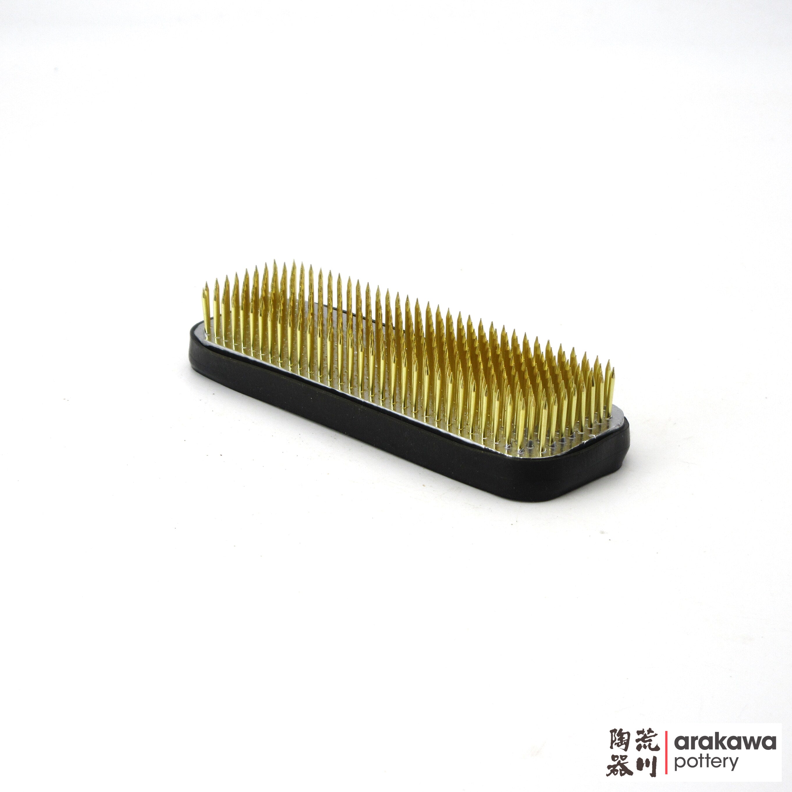Kenzan Slim Rectangular: 5.13 x 1.75" Brass Kenzan with Rubber Ring 2000-021