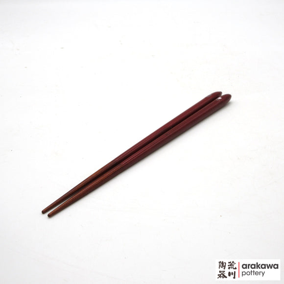 Chopsticks: Hyozaemon: Cherry Petals Mother-Of-Pearl Inlays Red  (M)  2003-024