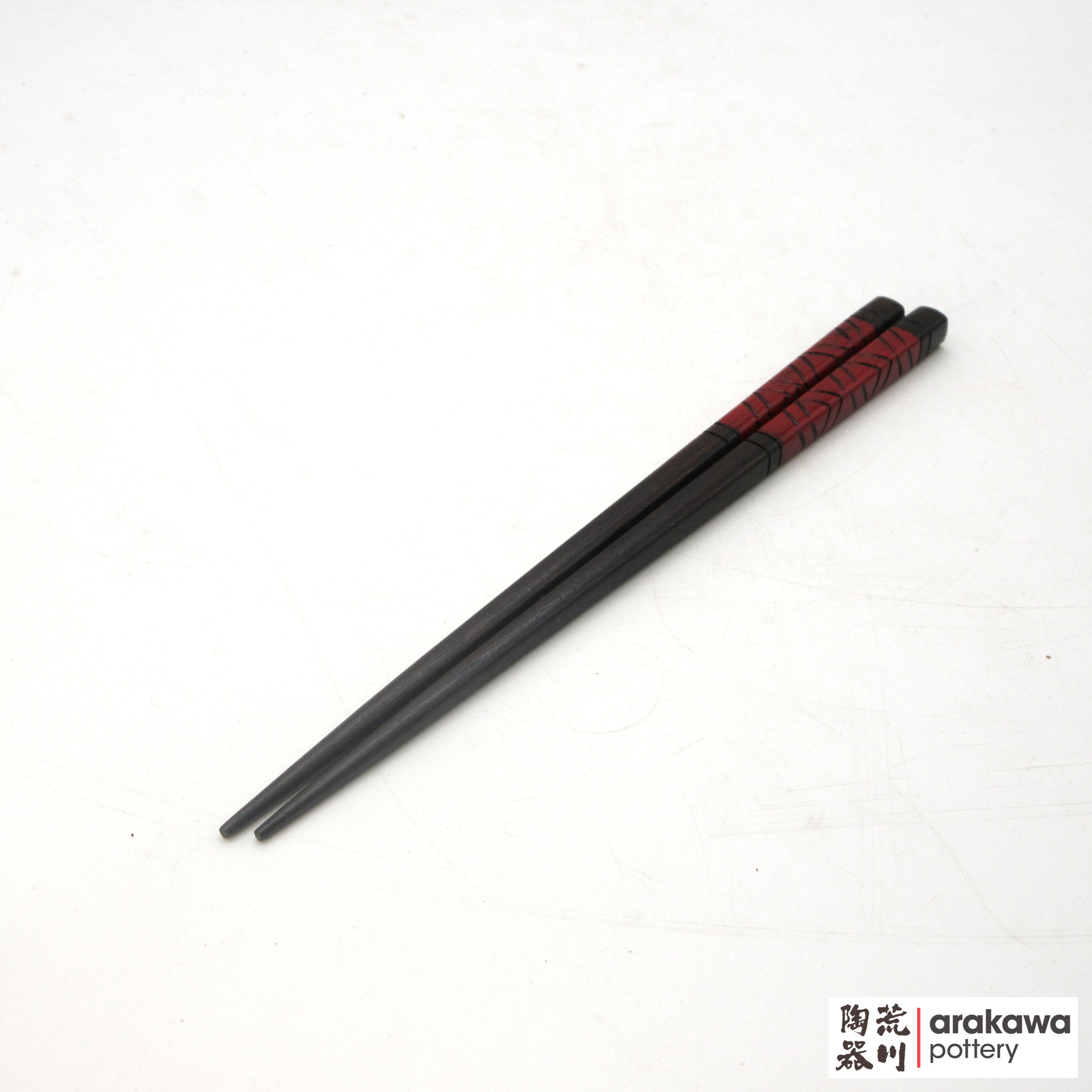 Chopsticks: Ogishi Tadashi Iron Wood Carving Red 2003-046
