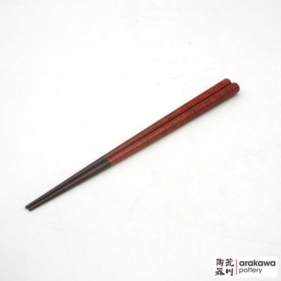 Chopsticks: Tanaka Hashiten  Stripe Rinkai red 2003-054