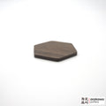 Coaster: Hexagonal coaster walnut 2005-010