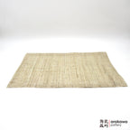 Placemat: Hand-woven linen w/ silver thread Beige 2006-001