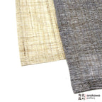 Placemat: Hand-woven linen w/ silver thread Gray 2006-002