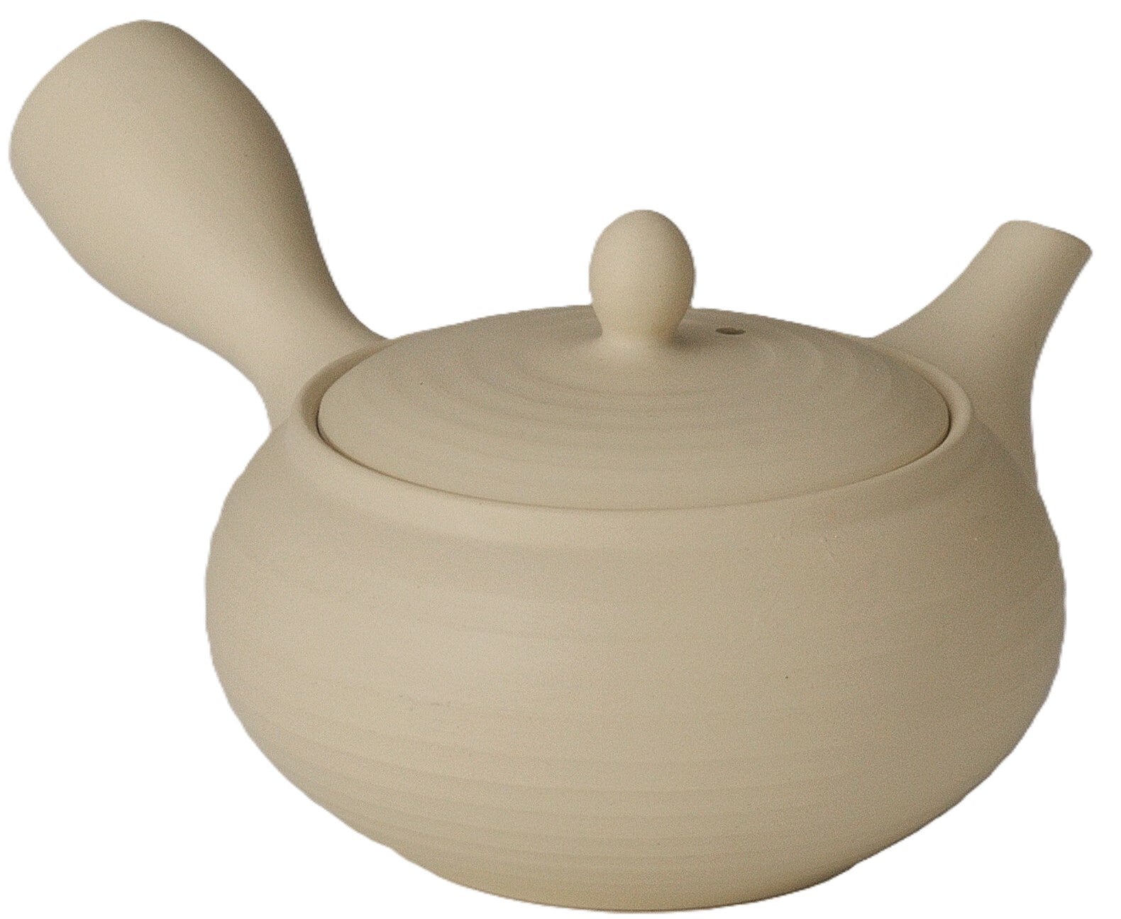 Teapot:  Koshito-en  Tokoname ware Teapot 250cc, Cream  2022-002