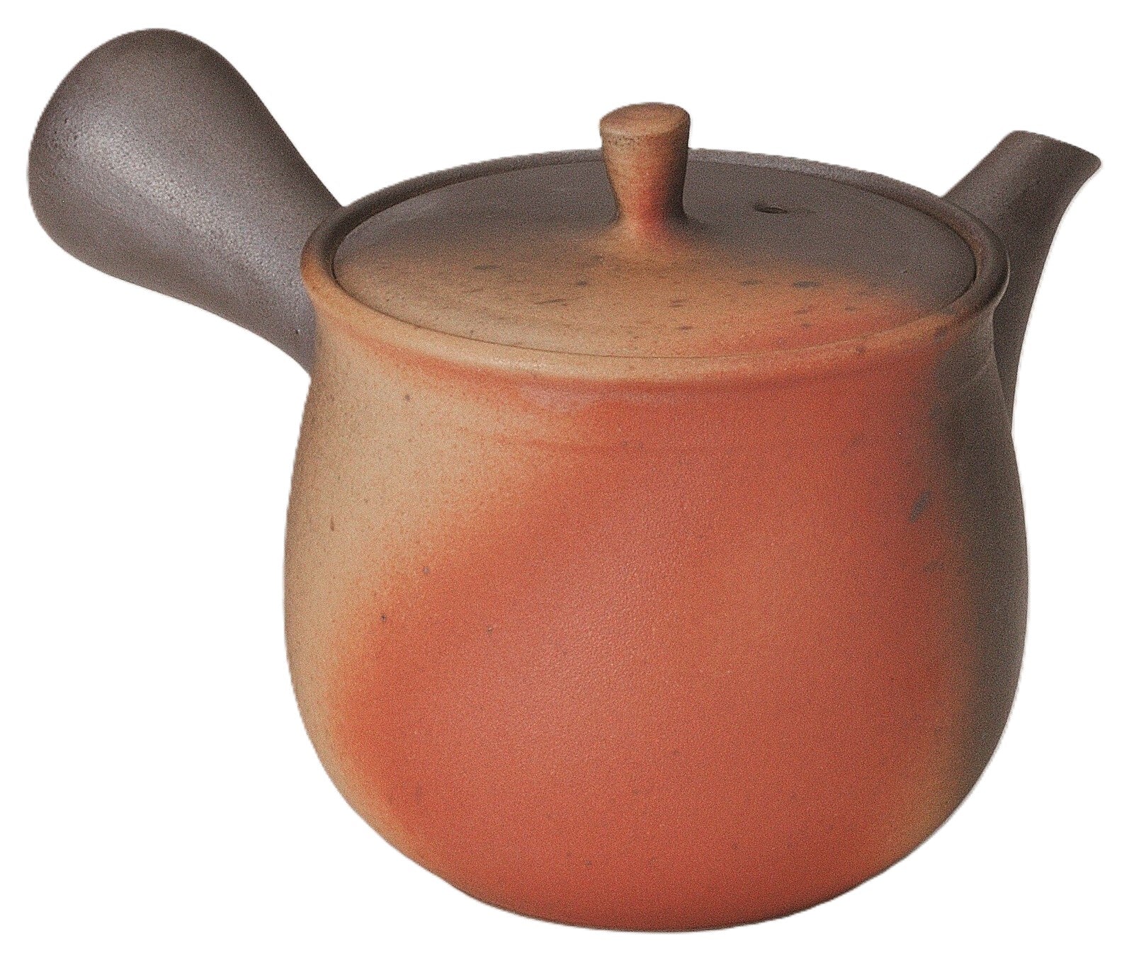 Teapot:  Isshin  Tokoname ware Teapot 360cc, Black and Red  2022-007