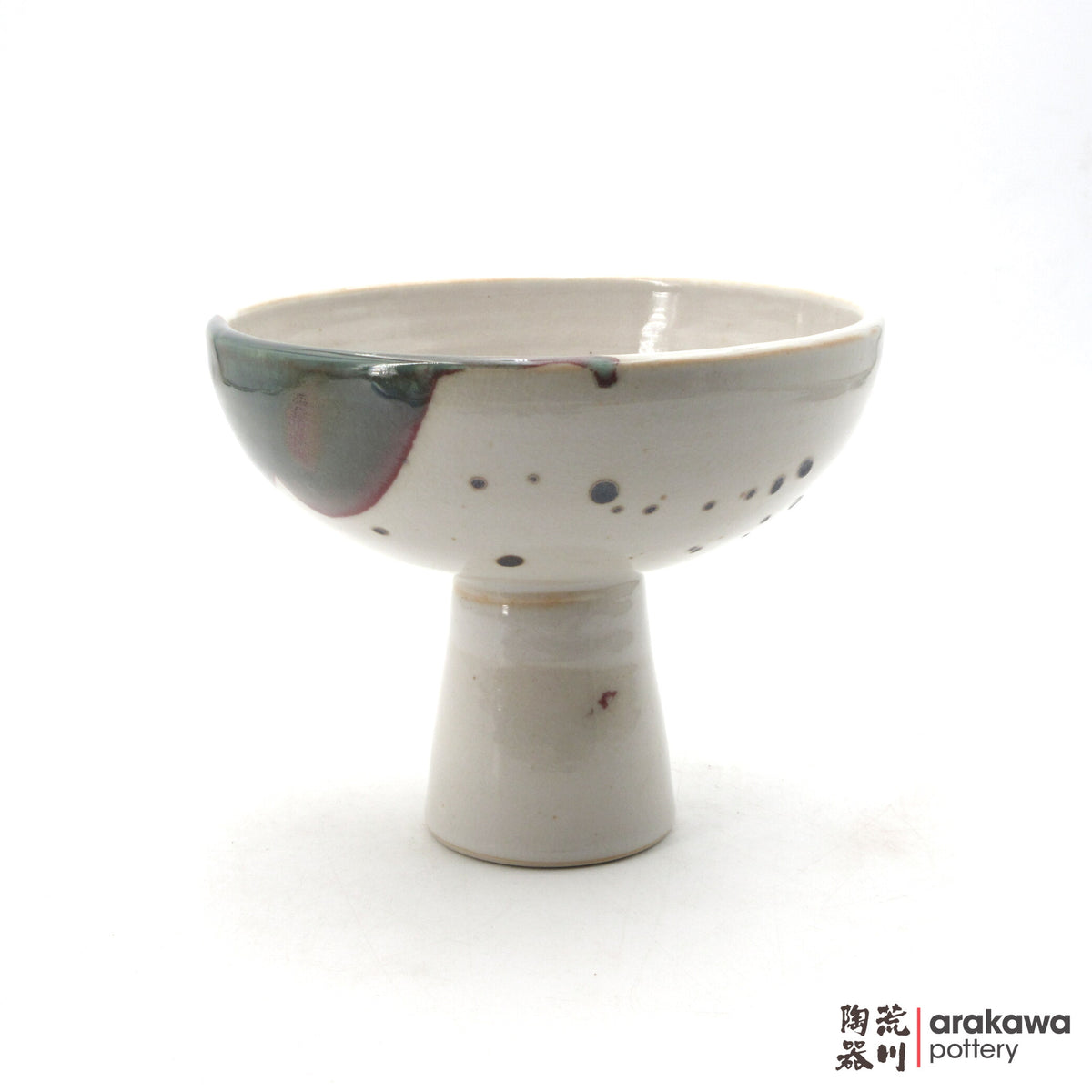 Handmade Ikebana Container Princess Comport (S) 26-1013-011 made by Thomas Arakawa and Kathy Lee-Arakawa at Arakawa Pottery