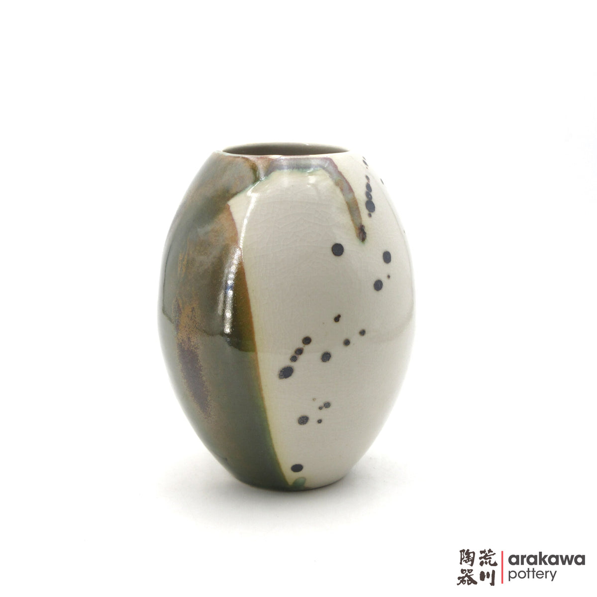Handmade Ikebana Container Vase 7.5 26-1013-020 made by Thomas Arakawa and Kathy Lee-Arakawa at Arakawa Pottery