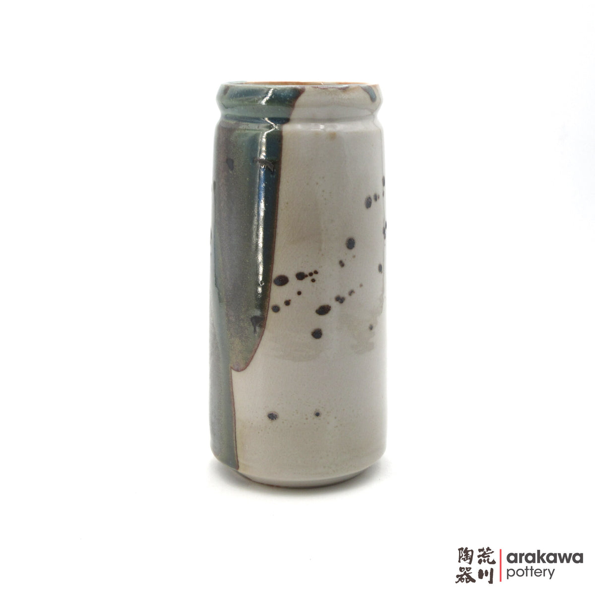 Handmade Ikebana Container Vase 7.5 26-1013-021 made by Thomas Arakawa and Kathy Lee-Arakawa at Arakawa Pottery